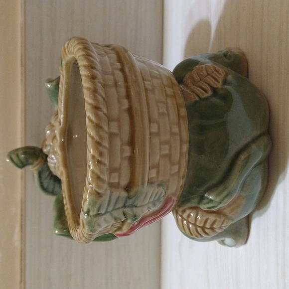 Vintage 1940's/50's Midcentury Majolica Elephant Planter - Picture 3 of 6